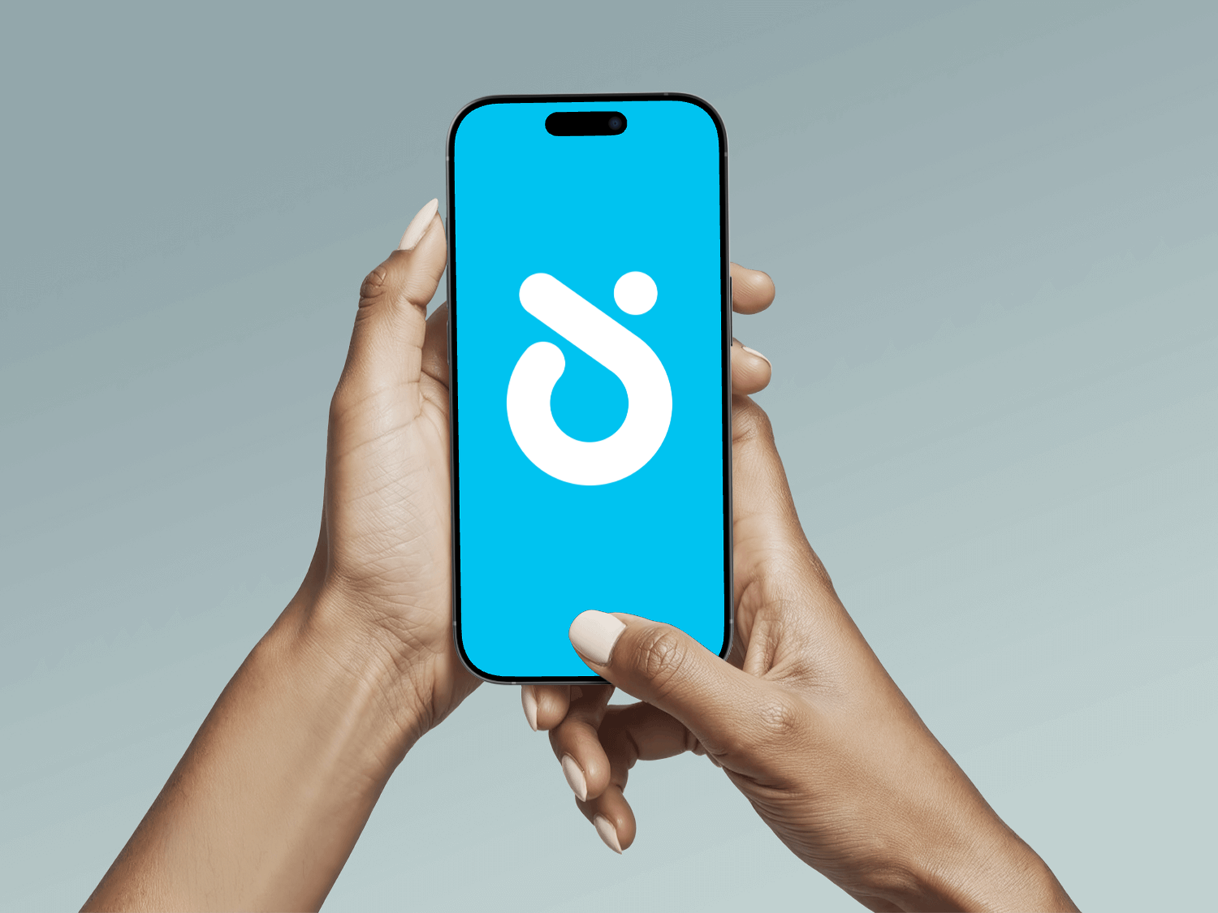 DriverIn logo mark displayed on a phone screen