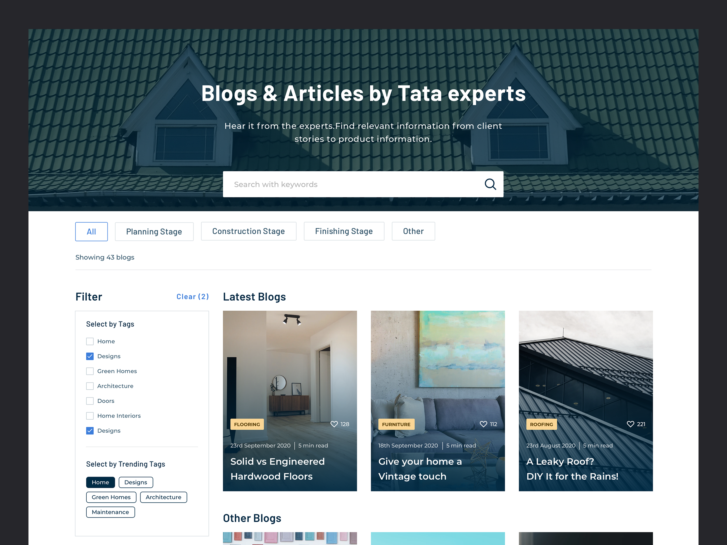 TATA STEEL Aashiyana blogs and articles page by TATA experts